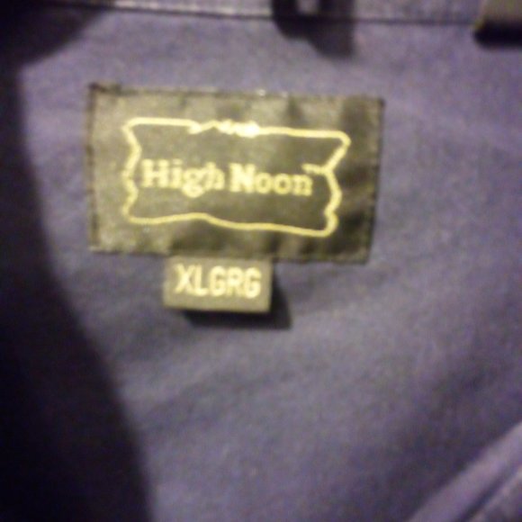 2 SZ XL HIGH NOON VINTAGE 90'S WESTERN LS SHIRTS PATRIOTIC THEMES - Picture 4 of 9